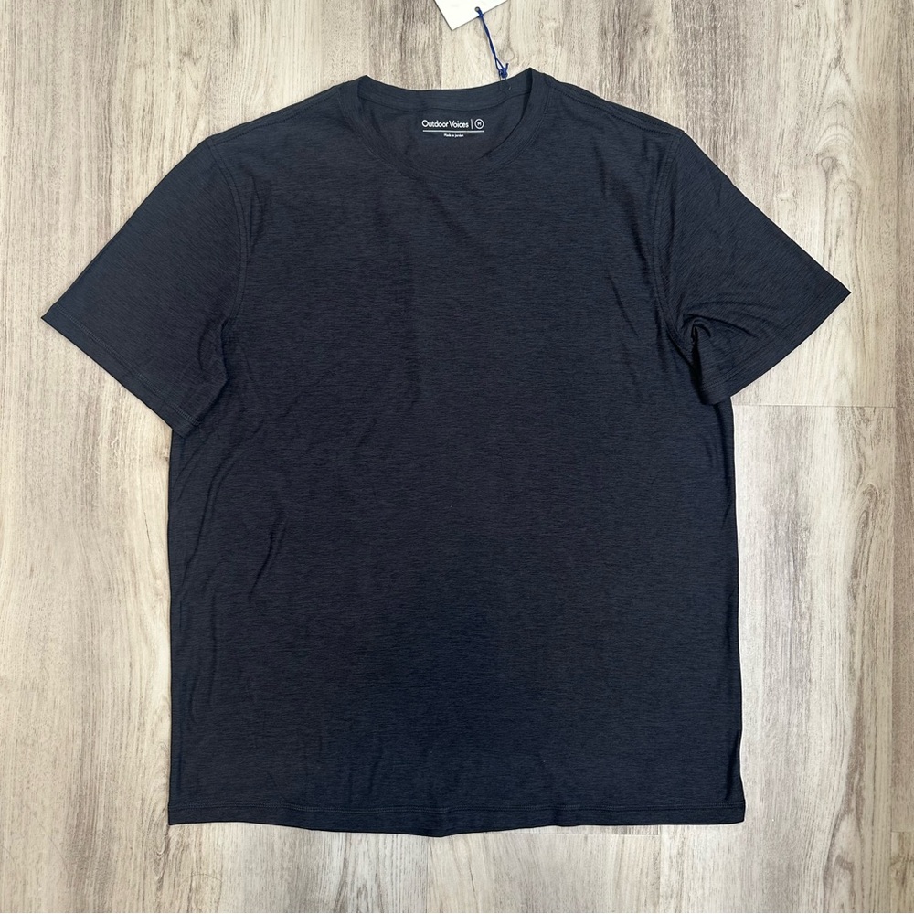 Outdoor Voices Cloud Knit Tee Black Size M